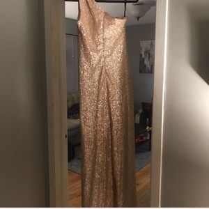SORELLA VITA rose gold bridesmaid dress